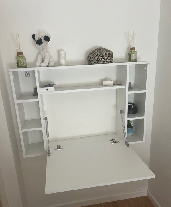 Bureau mural rabattable