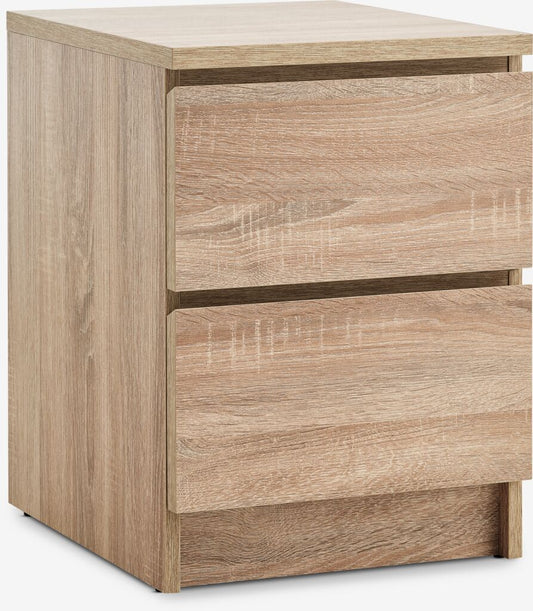 Table de Chevet Moderne  – 2 Tiroirs Fonctionnels