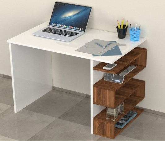 Bureau Moderne avec Étagères de Rangement